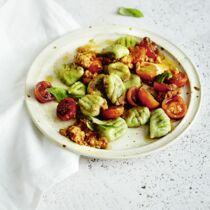 Grüne Gnocchi mit Tomatenpesto