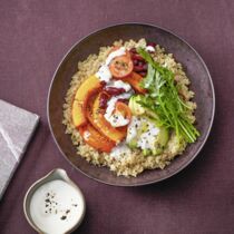 Quinoa-Bowl mit Kürbis