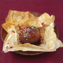 Rote Beten in Pergament Rote Beten in Pergament