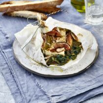 Feta-Päckchen mit Spinat und Feigen Feta-Päckchen mit Spinat und Feigen