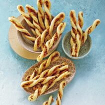 Pizzastangen zum Knabbern