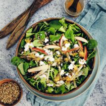 Feldsalat mit roten Linsen Feldsalat mit roten Linsen