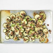 Zucchini-Brät-Blech Zucchini-Brät-Blech