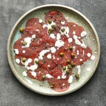 Hirsch-Carpaccio