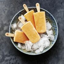 Frozen Papaya-Joghurt-Eis Frozen Papaya-Joghurt-Eis