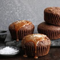 Brownies mit Salzkaramell