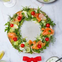 Christmas Salmon Wreath