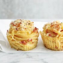 Spaghetti-Carbonara-Muffins