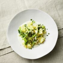 Wirsing-Kartoffel-Topf mit Bohnensauce Wirsing-Kartoffel-Topf mit Bohnensauce