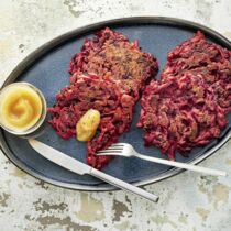 Gemüsepuffer mit Apfelmark Gemüsepuffer mit Apfelmark