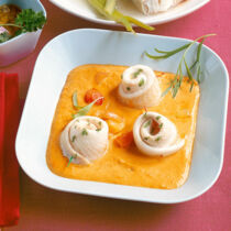 Schollenfilet in Paprikacreme Schollenfilet in Paprikacreme