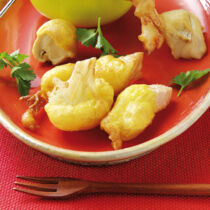 Pute in Kurkuma-Bierteig Pute in Kurkuma-Bierteig