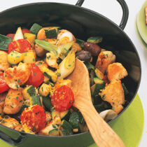 Hühnerpfanne mit Gemüse Hühnerpfanne mit Gemüse