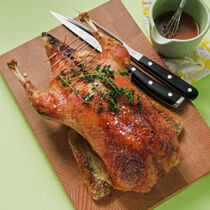 Gebratene Thymianente Gebratene Thymianente