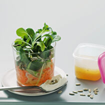 Feldsalat mit Möhren Feldsalat mit Möhren