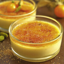 Crème Brûlée mit Passionsfrucht