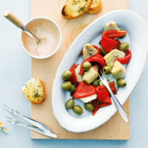 Antipasti-Mix mit Thunfischsauce Antipasti-Mix mit Thunfischsauce