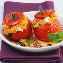 Gefüllte Hirsetomaten