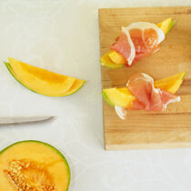 Melone mit Schinken