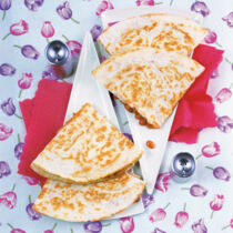 Chilibohnen-Tortilla-Pizza