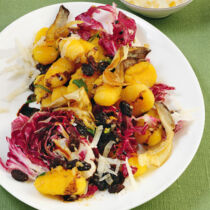 Gnocchi mit Radicchio und Austernpilzen Gnocchi mit Radicchio und Austernpilzen