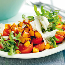 Lauwarmer Süsskartoffel-Salat