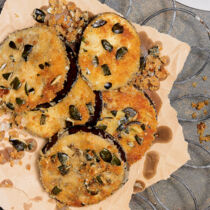 Auberginen mit Joghurtdip Auberginen mit Joghurtdip