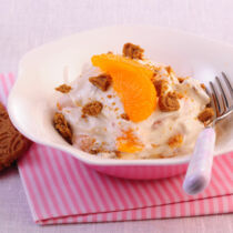 Mandarinenquark mit Spekulatius