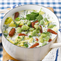 Dicke-Bohnen-Topf mit Kabanossi