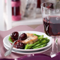 Kirschkonfitüre mit Rotwein Kirschkonfitüre mit Rotwein