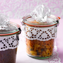 Marzipankuchen im Glas Marzipankuchen im Glas