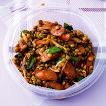 Linsen-Debreziner-Salat