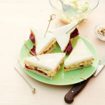 Tramezzini mit Apfel-Lauch-Creme