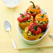 Gefüllte Couscous-Paprika