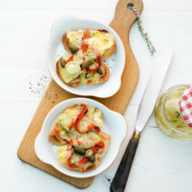 Käsesandwiches aus dem Ofen