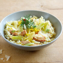 Blitz-Risotto mit Huhn