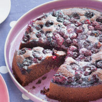 Schoko-Beeren-Kuchen