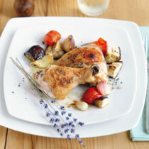 Provenzalische Honighähnchenkeulen Provenzalische Honighähnchenkeulen