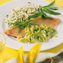 Saiblinge in Estragonrahm Saiblinge in Estragonrahm