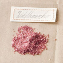 Heidelbeerzucker (ergibt etwa 50 g, für das Finish von Desserts und Obstsalat)