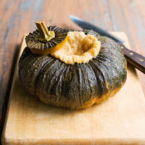 Süßer Pudding im Kürbis (Fak Thong Sangkaya)