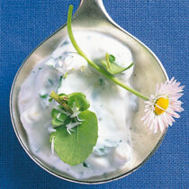 Kräuterquark mit Bärlauch Kräuterquark mit Bärlauch
