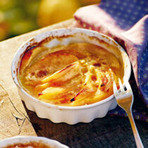 Quittengratin mit Ingwer Quittengratin mit Ingwer