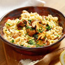 Risotto mit Steinpilzen