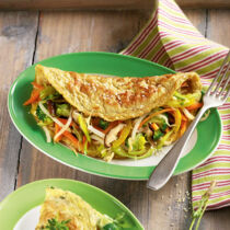 Asiatisches Sesam-Omelett