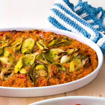 Hirseauflauf mit Erdnüssen