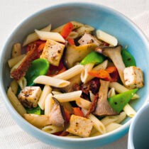 Penne-Salat mit Tofu