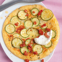 Zucchini-Speck-Pfannkuchen