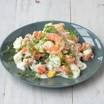Garnelen-Eiersalat