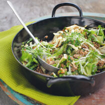 Winterrettich mit Hackfleisch